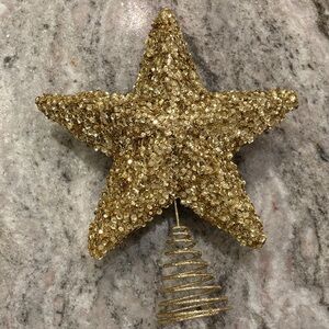 Gold Star Tree Topper